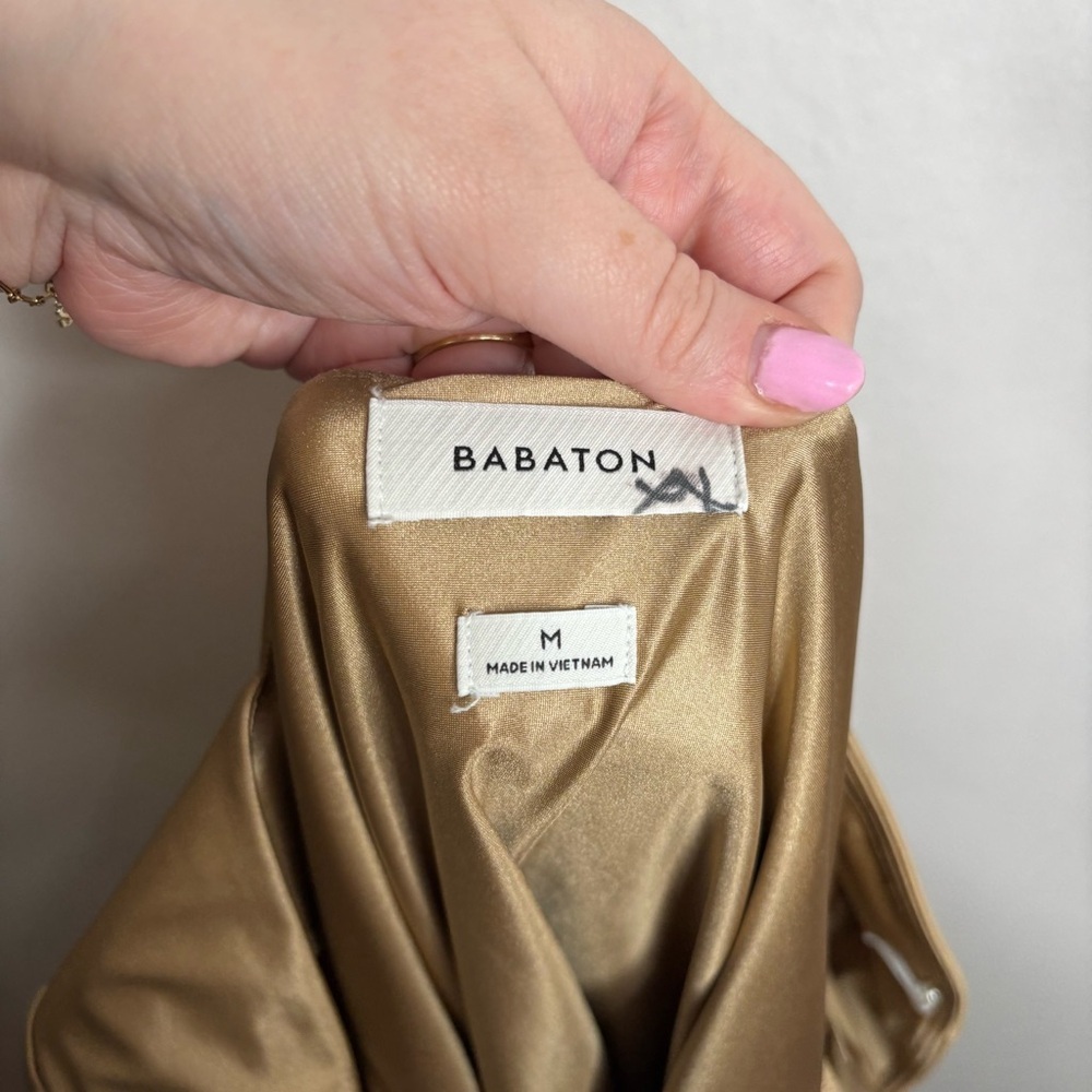 NWT Aritzia Babaton Contour Squareneck Longsleeve Bodysuit size Medium - Picture 5 of 9